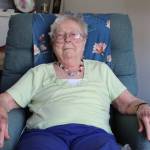 Photo by Karina Andrew/Whidbey News-Times
Jeanette Burton will turn 100 years old this month and hopes to celebrate by relaxing all day.