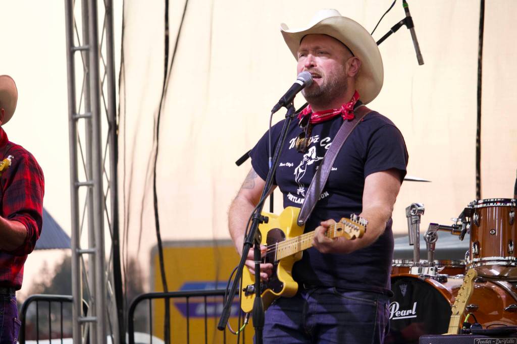 Countryside Ride, a band from Portland, performed at the Oak Harbor Music Festival on Friday. (Photo by Rachel Rosen/Whidbey News-Times)