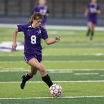 Photo by John Fisken
Payton Campignon during the game at Oak Harbors Wildcat Memorial Stadium on Thursday. The Wildcat girls soccer team beat visiting Mt. Vernon 3-1.