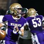 Photo by John Fisken
Oak Harbor junior Parker Anderson is the quarterback for the varsity football team. Oak Harbor defeated Mt. Vernon 35-6 on Friday.