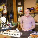 Photo by Rachel Rosen/Whidbey News-Times
Casey Burr is the owner of Hive Jive, a new Oak Harbor business that sells local vendors goods, along with the honey he makes.