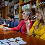 Photo by David Welton
From left to right, wine vendor Elliott Allen joins Star Store employees Aaron Martin, Carol Felton Hurless and Gena Felton in tasting wines.