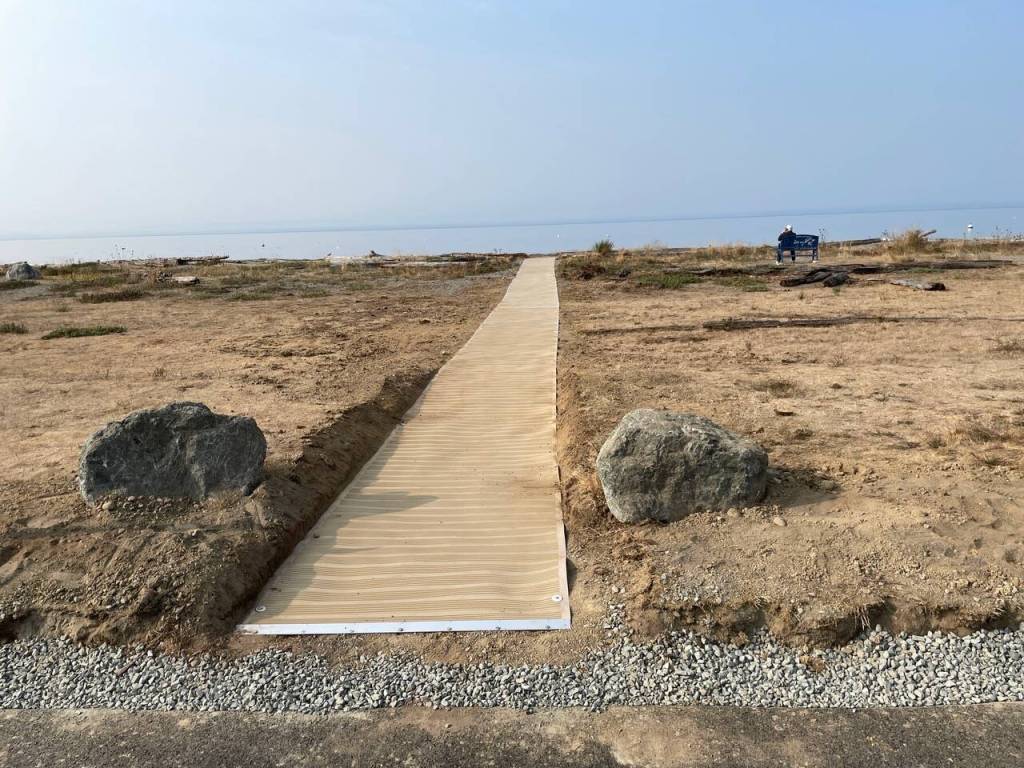 Photo provided
The new mats at Robinson Beach will return in May 2023.