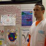 Photo by Rachel Rosen/Whidbey News-Times
Vanon Bowling won third place for his piece entitled Salt of the Earth.