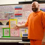 Photo by Rachel Rosen/Whidbey News-Times
Steven Daves received an honorable mention for his piece(s) entitled Change Starts with an Idea.