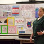 Photo by Rachel Rosen/Whidbey News-Times
Victoria Garza won first prize for her piece entitled Humility.