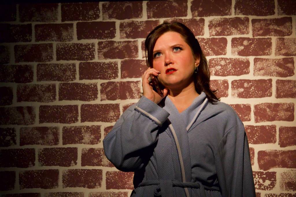 Photo by Rachel Rosen/Whidbey News-Times
Anna Schenck stars as Sarah McKeon, the plays heroine who attempts to discover more about the man she loved.