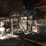 Photo provided
Two separate structure fires caused by generators occurred on South Whidbey over the weekend.