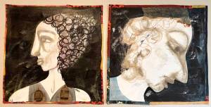 Photo provided
Stephany Vogel's work combines painting and sewing for a unique artistic experience.