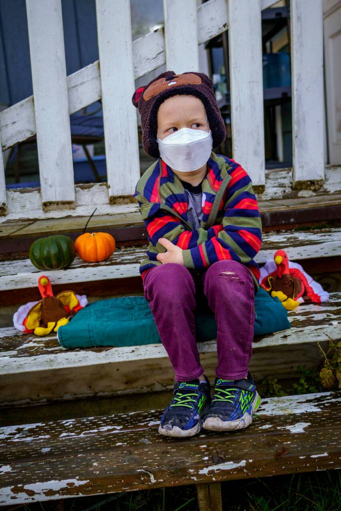 Mikkel Brown, 4
Im thankful that (my cousin) is going to come. Im looking forward to Christmas.