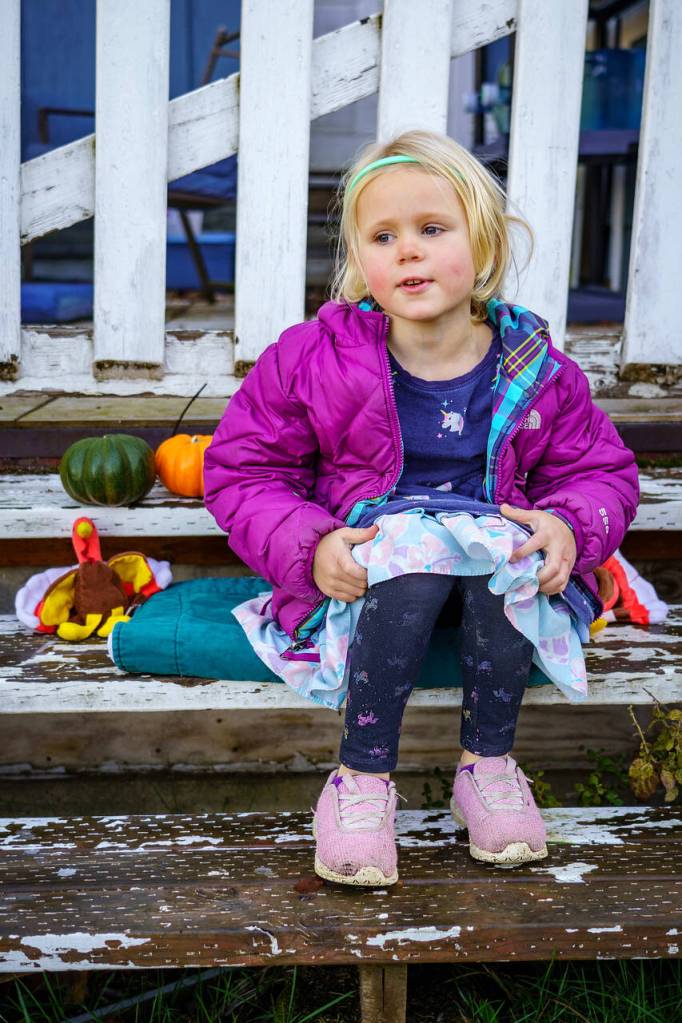 Vivian Watt, 4
Im thankful for my mom and dad.