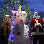 File photo by Karina Andrew/Whidbey News-Times
Some unconventional helpers join Santa at the Oak Harbor tree lighting in 2021.