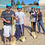 The family breaks ground on their new home with room for everyone.