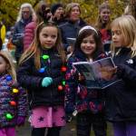 Photo by David Welton
Kids sing Christmas carols during the Lighting of Langley.