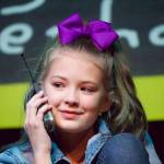 Photo by Rachel Rosen/Whidbey News-Times
Charlianne Eller acts in a vignette of the play entitled How to hang up the telephone.