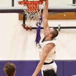 Photo by John Fisken
Oak Harbor athlete Noah Tuner dunks the ball at a Dec. 2 game agaisnt La Conner. Oak Harbor defeated La Conner 73-44 in the first game of the season.