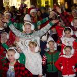 Photo by Rachel Rosen/Whidbey News-Times
A large group of earmuff-clad dancers gave a performance in Oak Harbor.