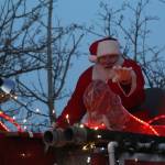 Photo by Karina Andrew/Whidbey News-Times
Santa Claus makes an appearance in Coupeville Dec. 3.