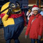 Photo by David Welton
A bright yellow Minion danced in the Langley parade.