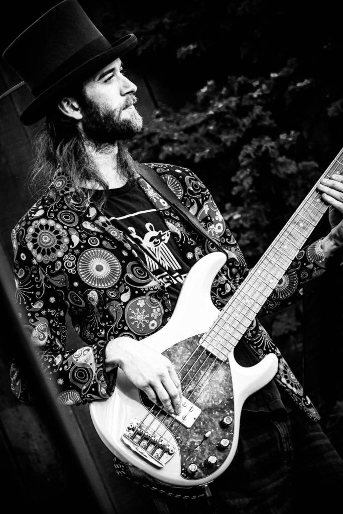 Photo by photo Mindful Eyes/HLM Photography
Keegan Harshman plays the bass in the T.Rust Band.