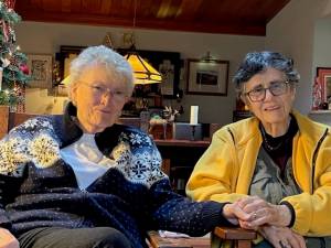 Photo by Judy Lynn
Grethe Cammermeyer and Diane Divelbess celebrate their 10th wedding anniversary, which was made possible by the historic 2012 voter-approved measure legalizing same-sex marriage in the state.