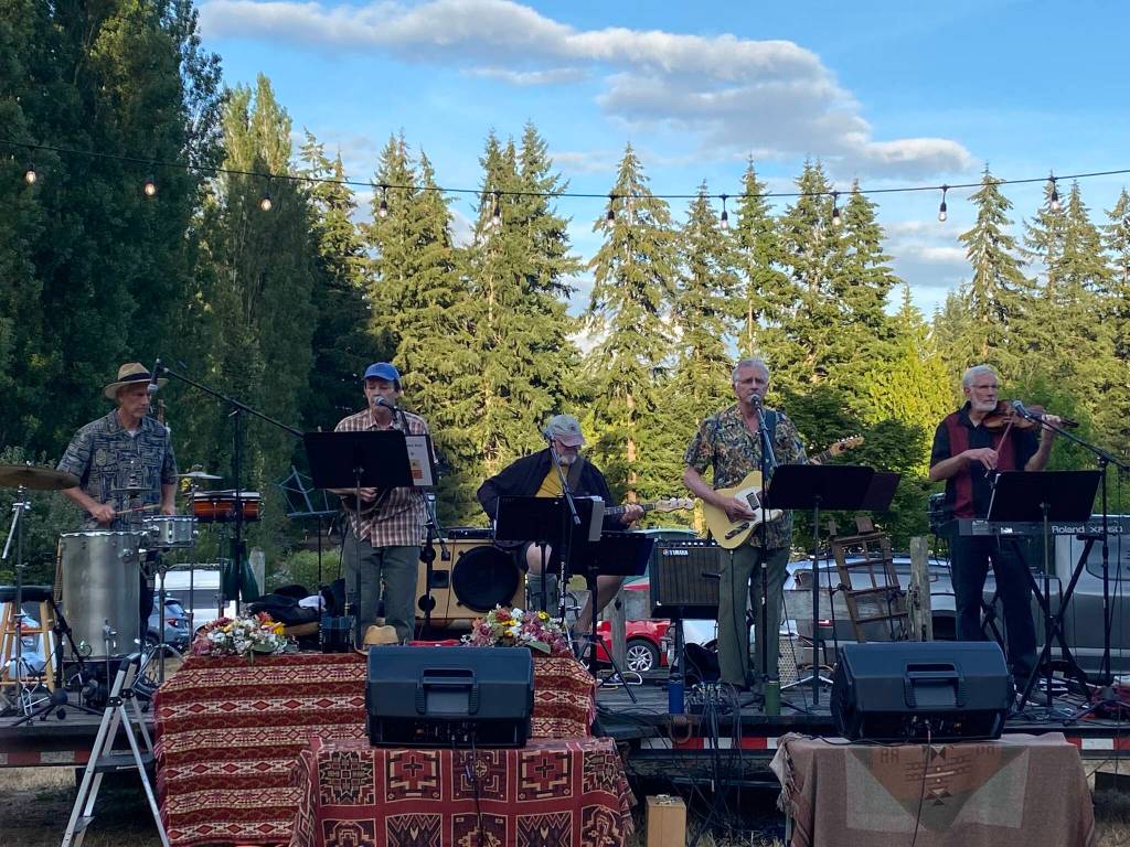 Photo provided
Ed Fickbohm plays bass in the Heggenes Valley Band, which performs at the Chicken Barn Concert Hall every year.