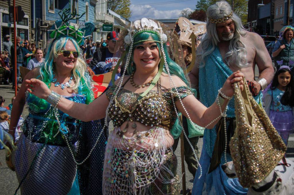 Perhaps one of South Whidbeys most anticipated events, the Langley Welcome the Whales parade returned in April with more creative costumes than ever. (Photo by David Welton)