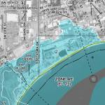 Map provided by FEMA
FEMA released a map that shows that area of shore line that could be affected by high tides.