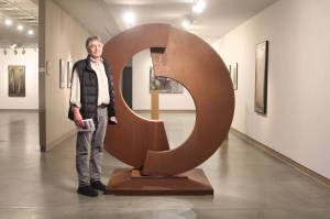 Photo by Karina Andrew/Whidbey News-Times
Richard Nash stands in his exhibit Consonance at the Museum of Northwest Art in La Conner.