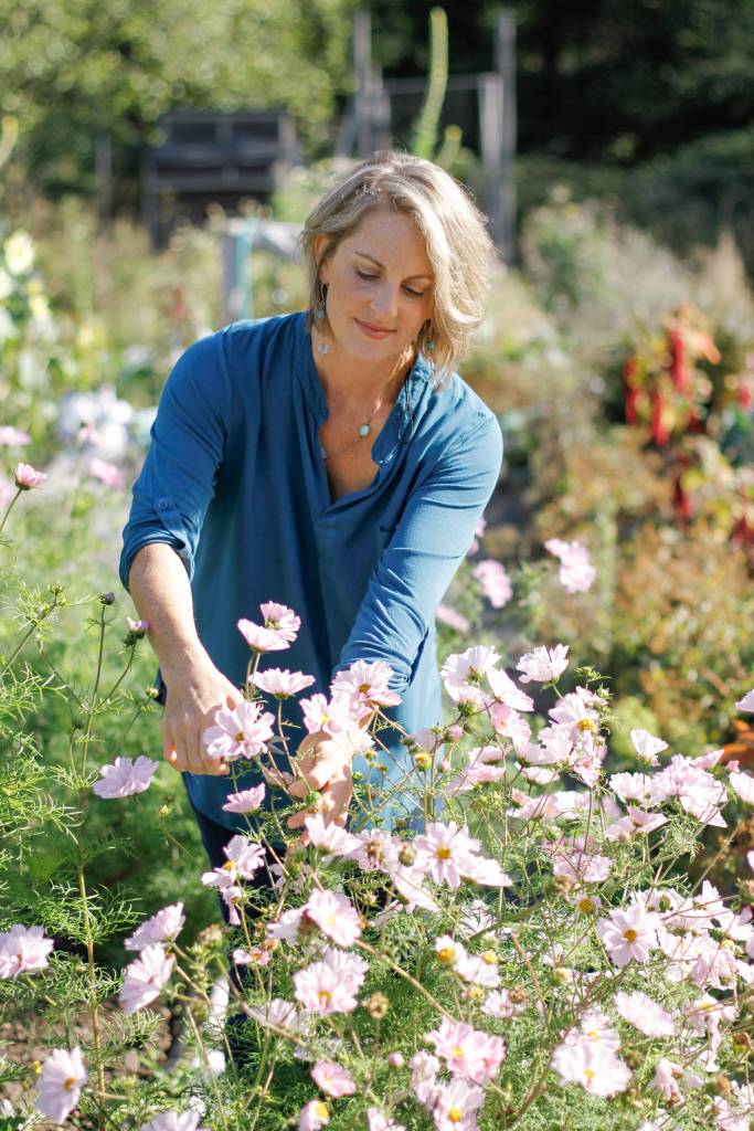 South Whidbey landscape horticulturist and floral designer Tobey Nelson is an instructor at this years Whidbey Gardening Workshop. (Photo by Emily Wandres)