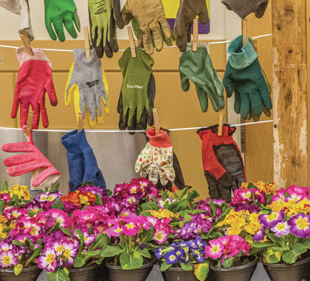 The marketplace, held during the workshop, is a popular place to find all sorts of items. (Photo provided)