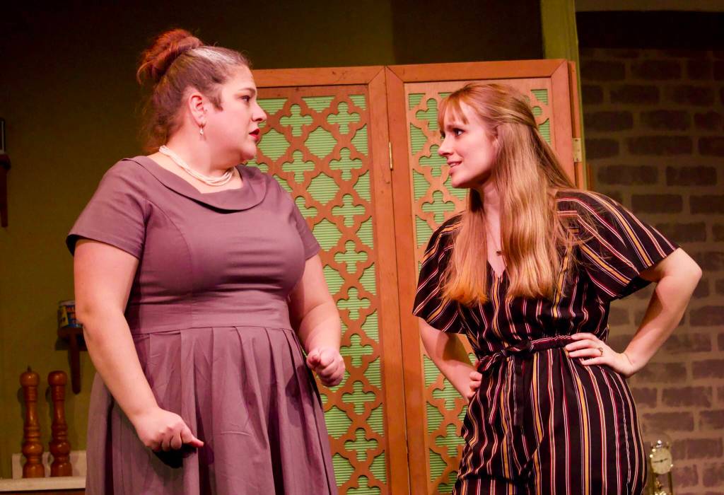 Photo by Rachel Rosen/Whidbey News-Times
Shealyn Christie (left) plays Ethel, Cories uptight mother.