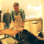 Photo by Karina Andrew/Whidbey News-Times
Arjai Allred puts some homemade dog treats in the oven to bake.
