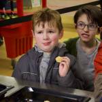 Photo by Rachel Rosen/Whidbey News-Times
Laramie Spydell, left, is confounded by mashed radishes.