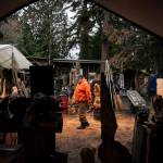 Steve Backus walks around the grounds as he works on different projects in Clinton. (Olivia Vanni / The Herald)