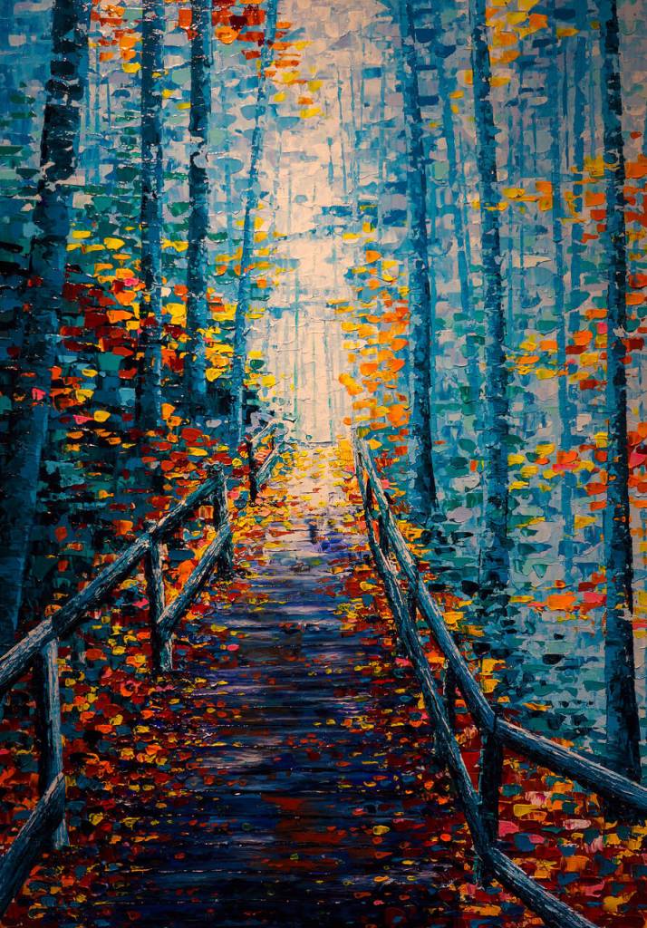 Photos by David Welton
On the Fence, one of Cormac McCarthys most popular pieces in his gallery.