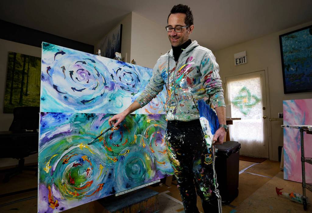 Photo by David Welton
Cormac McCarthy explains his intentions for a work in progress, which involve plenty of fish.