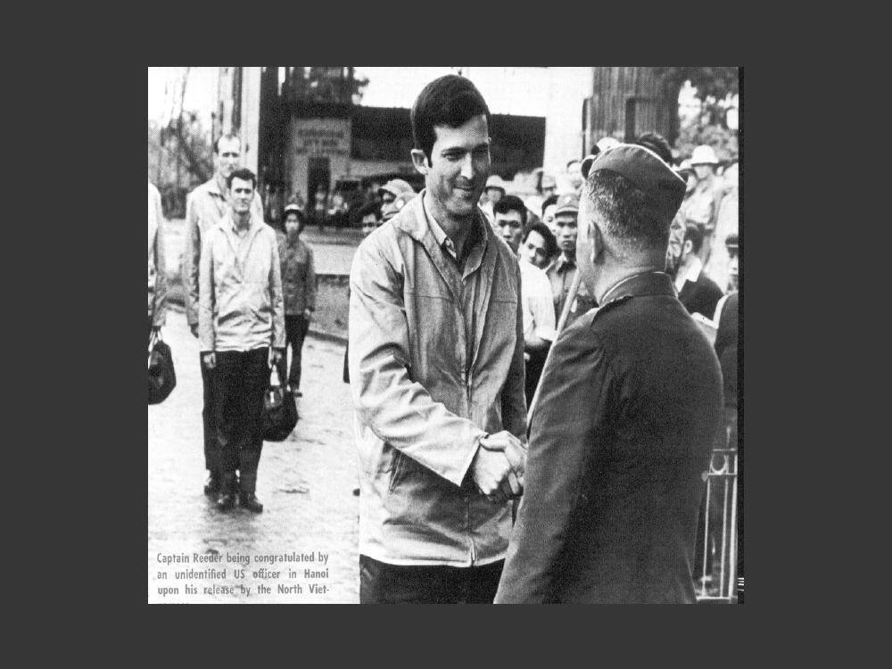 Photo provided
Col. Bill Reeder is released in March 1973.