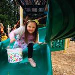 Photo by David Welton
A girl searches for Easter eggs during last year's event in Clinton.