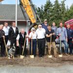 File photo by Karina Andrew/Whidbey News-Times
Stakeholders participate in a groundbreaking at the site of the new Central Whidbey Island Fire and Rescue station in Coupeville in September 2022.