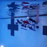 Photos provided
The remotely operated vehicle (ROV) in the water.