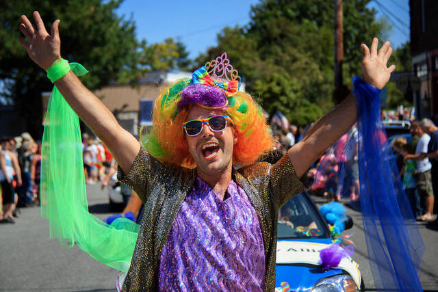 Langley pride parades were known for being colorful and joyous. (Photo by David Welton)
