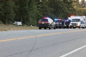 John Fisken photo
A car ended up crashing through a Navy fence after a high-speed chase through Oak Harbor.