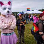 Coupevilles first pride parade drew hundreds of community members who dressed up to celebrate and support the LGBTQ+ community. (Photo by David Welton)