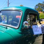 Cesar Rodriguez, who is alive and well, chose to put his spin on the show with a skeleton behind the wheel. (Photo by Luisa Loi)