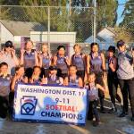 Photo provided
The South Whidbey Little League Fastpitch 9-11 team will be playing in the state tournament July 22.