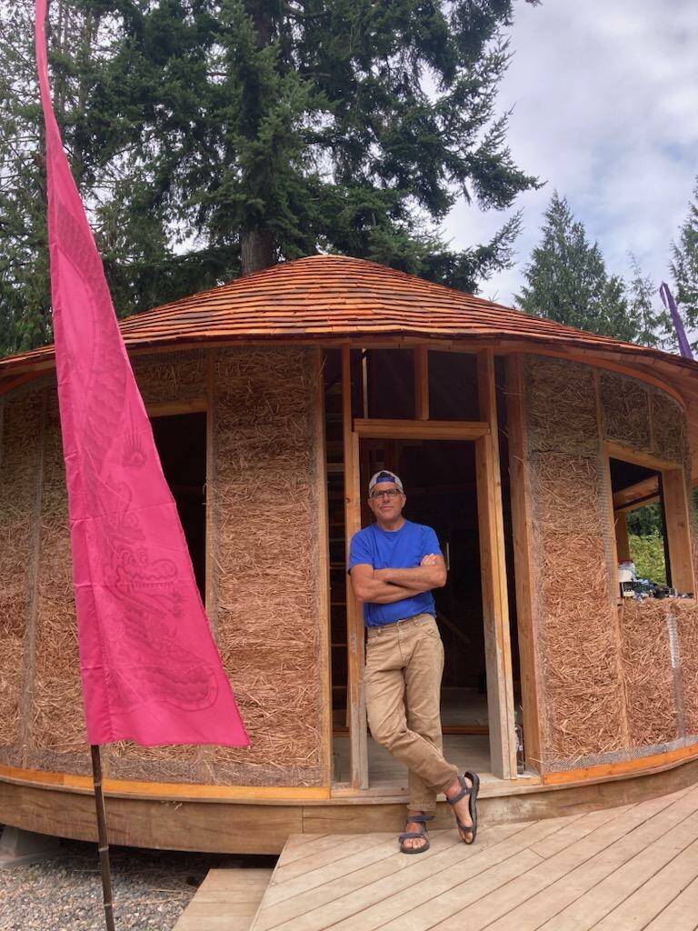 A new slipstraw yurt may be the first of its kind on Whidbey. (Photo provided)