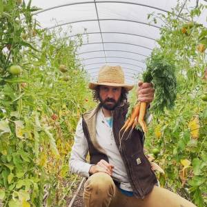 While attending the Organic Farm School in 2021, Patrick Moote coined the term farm fashion for his outfits of the day. (Photo provided)