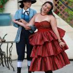 Breezy Diabo and Camila Calerdón in A Bold Stroke for a Husband at Island Shakespeare Festival. (Photo by Michael Stadler)