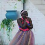 Janice Robinson as Juliet in Island Shakespeare Festivals production of Romeo and Juliet. (Photo by Michael Stadler)